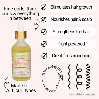 Kurlee Belle Bahama Glow Scalp & Hair Oil