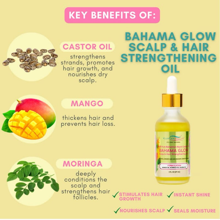 Kurlee Belle Bahama Glow Scalp Hair Oil