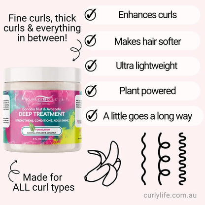 Kurlee Belle Banana Nut & Avocado Deep Treatment