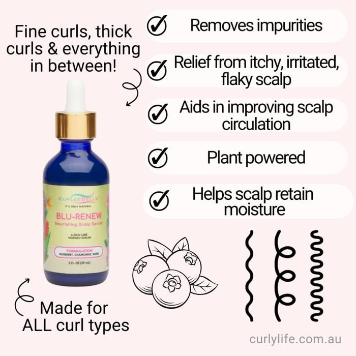 Kurlee Belle Blu Renew Nourishing Scalp Serum