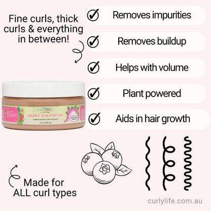 Kurlee Belle Mask-E Scalp Detox