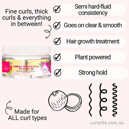 Kurlee Belle Miracle Scalp & Edge Treatment Gel