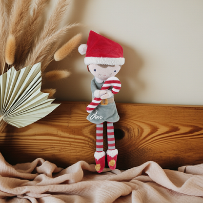 Kuschelpuppe Jim Weihnachten 35 cm – ab 12 Monaten