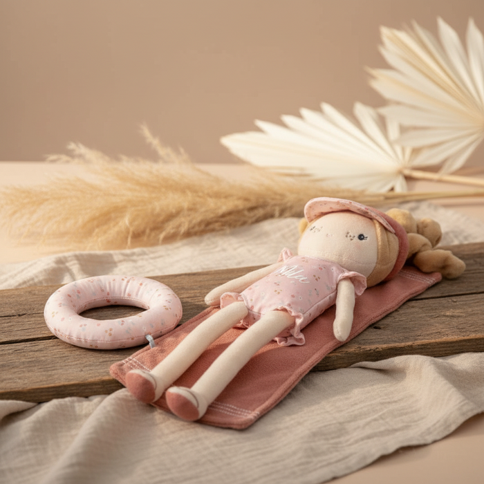 Produktansicht 2: Kuschelpuppe Mila zum Kuscheln und Spielen