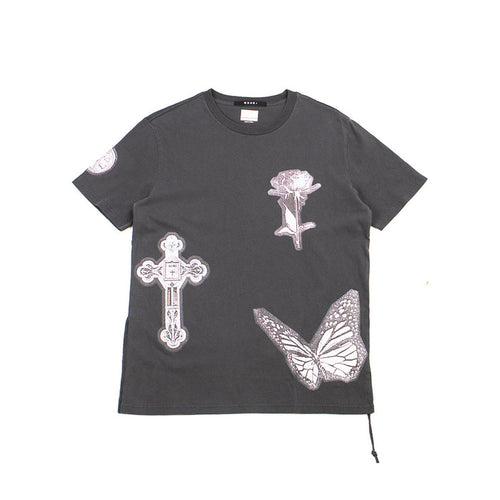 Kut Out Kash SS Tee (Faded Black)