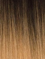 Sensationnel red curly synthetic wig with natural-looking ombre color and soft texture