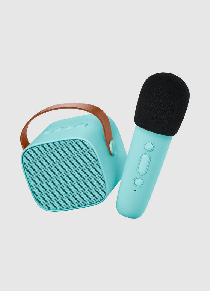 Lalarma Karaoke-Set Blue mit Mikrofon – weitere Produktansicht