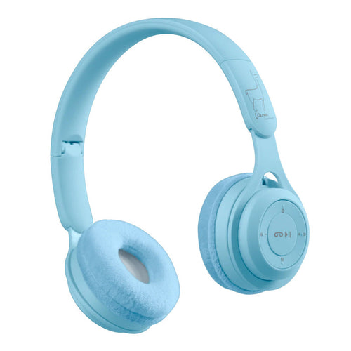 Lalarma Wireless Headset Sky Blau Bluetooth-Kinderkopfhörer mit 85-dB-Begrenzung