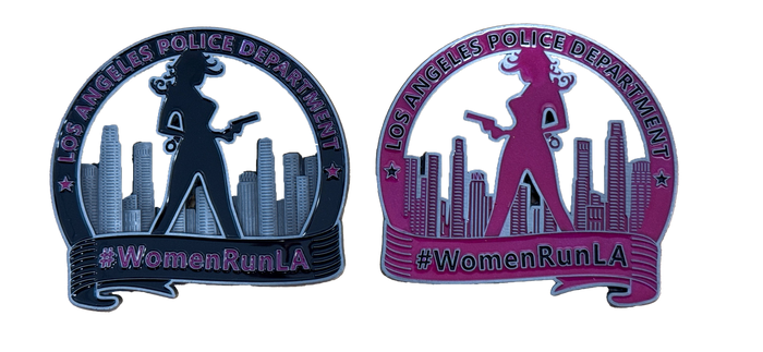 LAPD Women's Running Team Challenge Coin