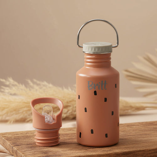 Lässig Happy Prints Edelstahl-Trinkflasche Karamell 500 ml