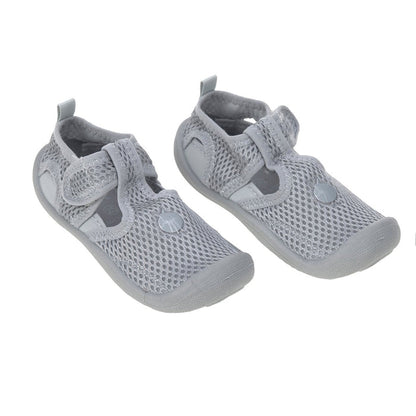 Lässig Kinder-Badeschuhe Hellblau in Größe 19 mit Klettverschluss
