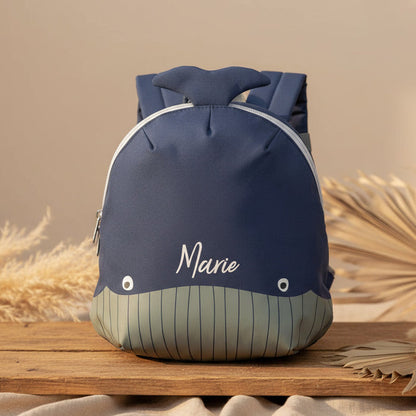 Lässig About Friends Kindergartenrucksack Wal Dunkelblau mit 3,5 Liter Volumen