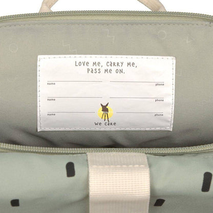Lässig Happy Prints Mini Rolltop Rucksack Light Olive für Kindergarten und Ausflüge