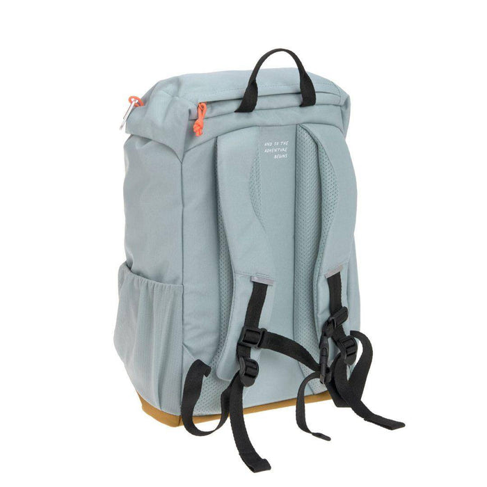 Lässig Outdoor Kinderrucksack Nature Hellblau mit Regenschutz