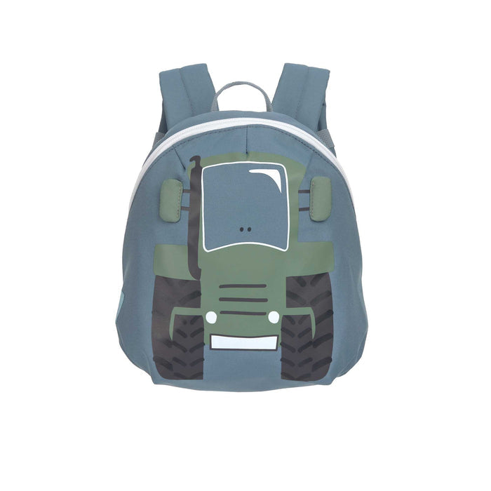 Lässig Tiny Drivers Kinderrucksack Traktor Olive mit 3,5 Liter Volumen