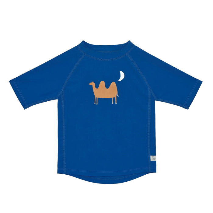 Lässig UV-Badeshirt Kamel Blau in Größe 74/80 mit UV-Schutz 60