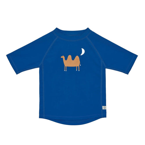 Lässig UV-Badeshirt Kamel Blau in Größe 74/80 mit UV-Schutz 60