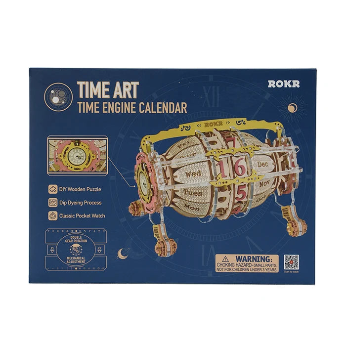 LC801 3D Wood Calendar Mechanical Model