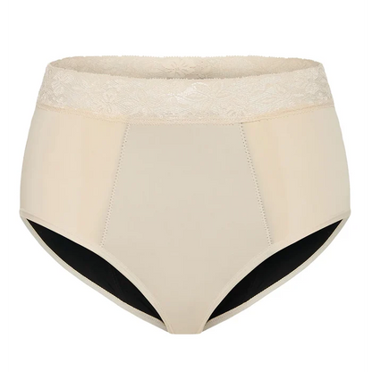 Leakproof Underwear Full Brief - Beige