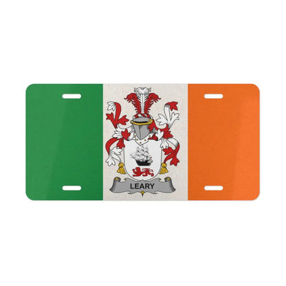 Leary Irish Coat of Arms Decorative License Plate