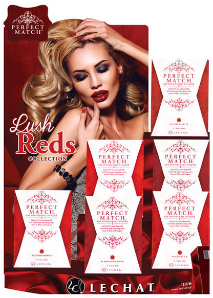 LeChat Perfect Match - Gel+ Matching Nail Polish colors - REDS LUSH Collection