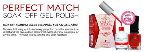 LeChat Perfect Match Gel + Matching Polish 0.5oz - Choose your colors -PMS 31-60