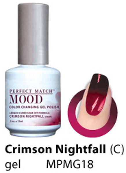 LeChat Perfect Match Mood Changing Soak off Gel Nail Polish 6 Colors Set (MG13 - MG18)