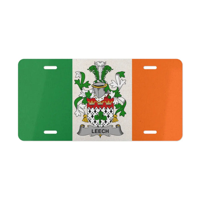 Irish Family Crest Designs License Plate