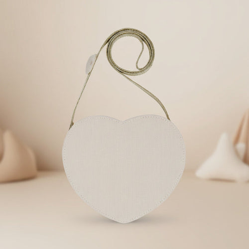 leevje Kinderhandtasche Corduroy Heart in Herzform 18 × 16 cm