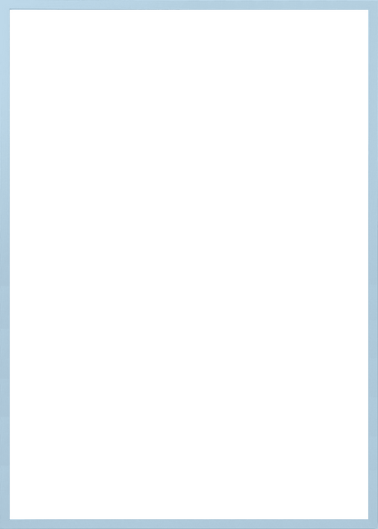 Light Blue Wood Frame