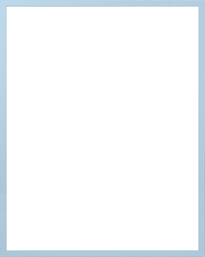 Light Blue Wood Frame