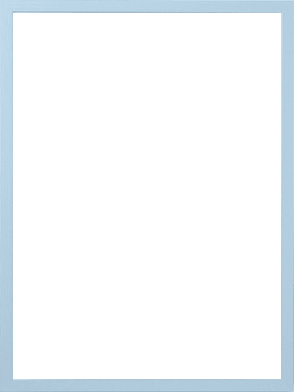 Light Blue Wood Frame