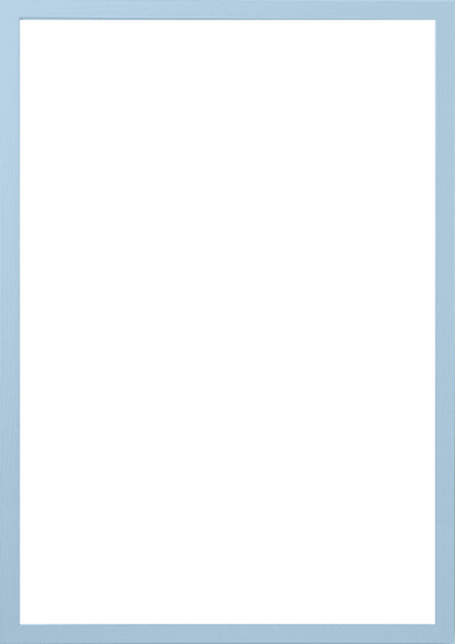 Light Blue Wood Frame