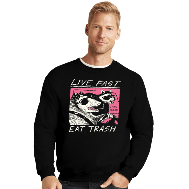 Crewneck Sweater, Unisex / Small / Black