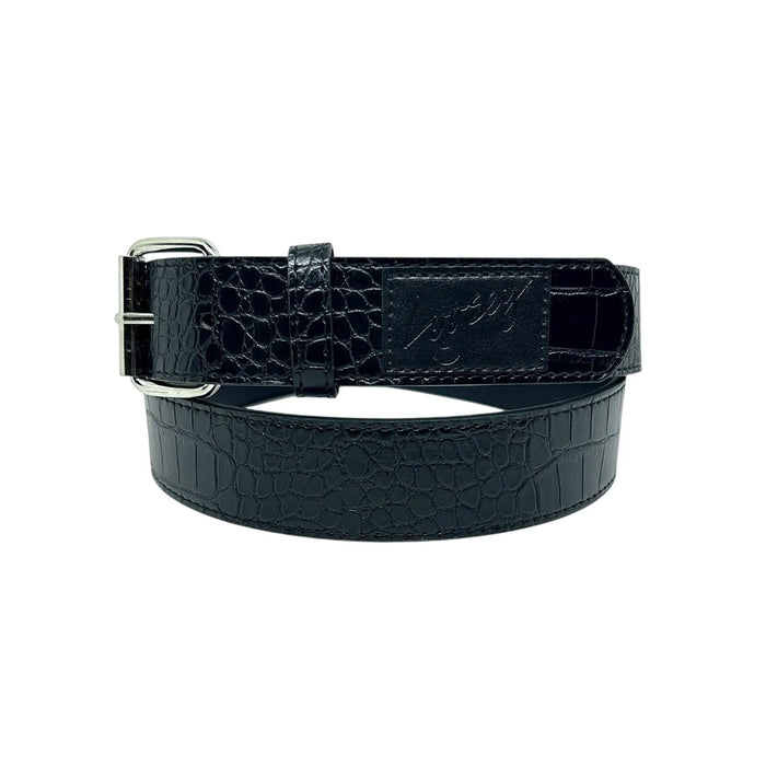Loosey - Croc Skin Belt (Black)