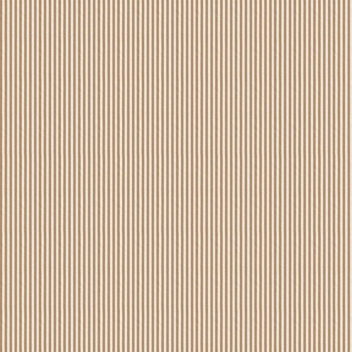 Louisa Camel custom curtain fabric with warm, earthy vertical stripes for a timeless, sophisticated look by Pepper Home.