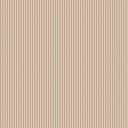 Louisa Camel custom curtain fabric with warm, earthy vertical stripes for a timeless, sophisticated look by Pepper Home.