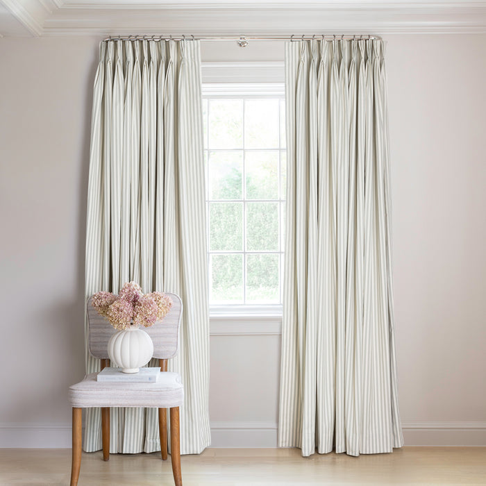FEATURED: Shown in Pinch Pleat / Blackout