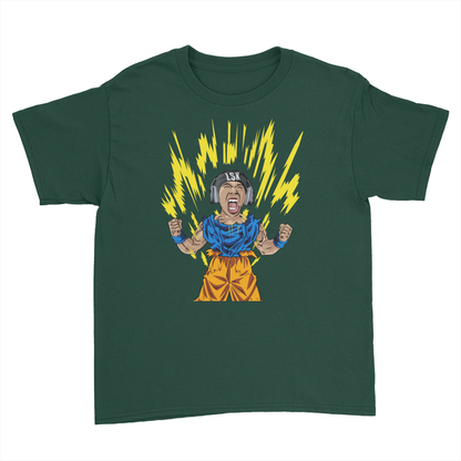 LSK Charged Up - Kids Youth T-Shirt Forest Green