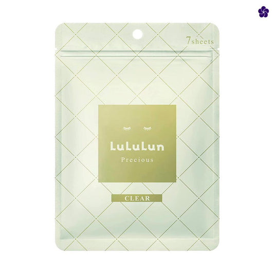 Lululun Precious Clear Facial Sheet Mask. Murasaki Cosmetics. Japanese Brightening Face mask. Japanese skincare. J-Beauty