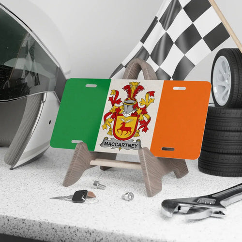 Maccartney Irish Coat of Arms License Plate