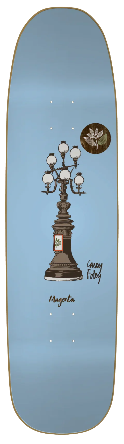 Magenta - Casey Foley Relic Series Square Shape Deck (8.5")