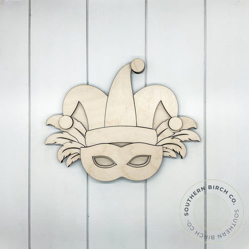 Mardi Gras Mask 3D Blank