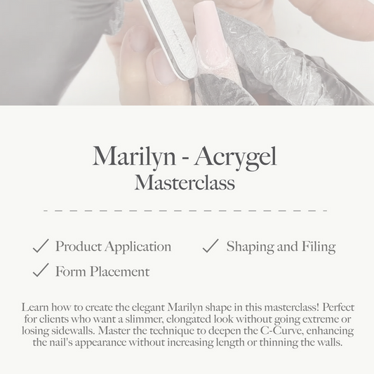 Marilyn Shape in Acrygel Masterclass