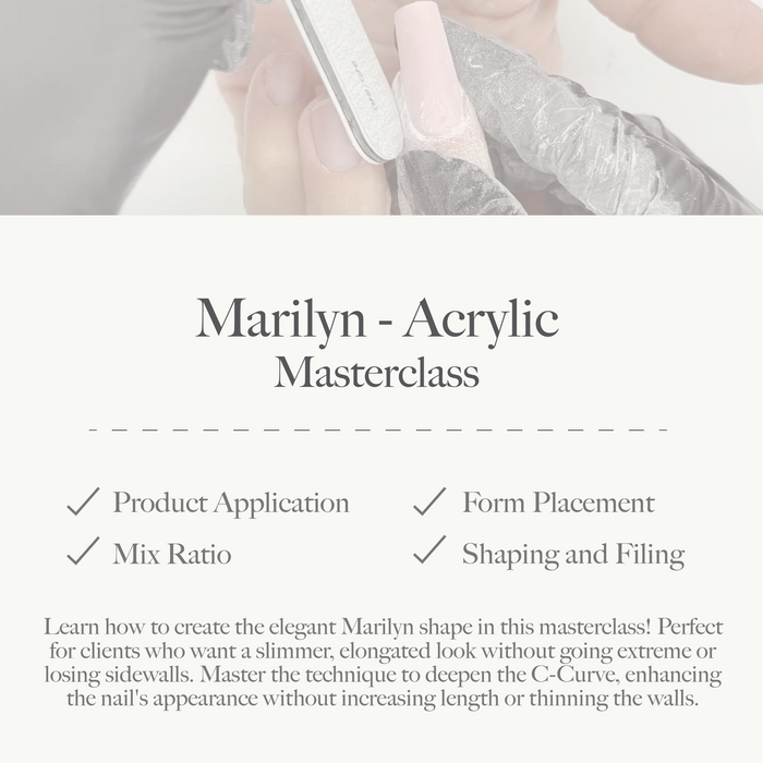 Marilyn Shape in Acrylic Masterclass