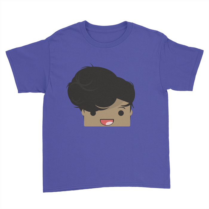 Marlin Logo - Kids Youth T-Shirt Royal Blue