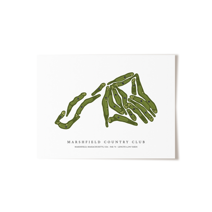 Marshfield Country Club | Golf Course Print | Unframed