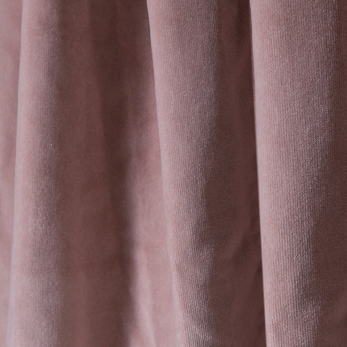 Mauve Velvet fabric with soft texture in muted pink tones, made-to-order with quick lead times and crafted in the USA