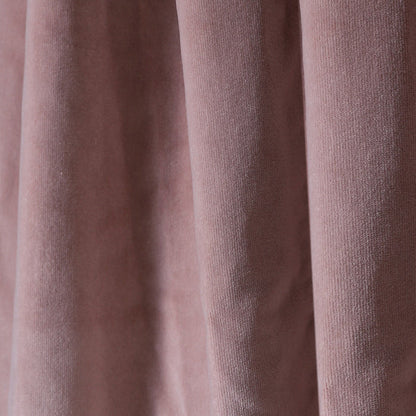 Mauve Velvet fabric with soft texture in muted pink tones, made-to-order with quick lead times and crafted in the USA