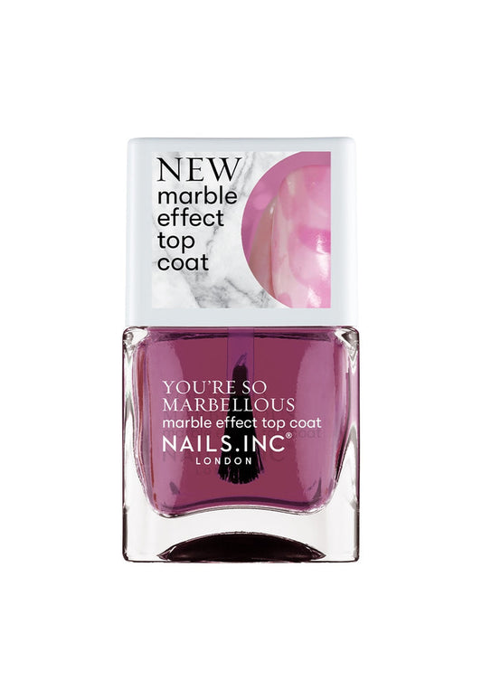 May The Quartz Be With You Marble Effect Nail Polish